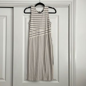 Ann Taylor stripe sheath dress size 4P